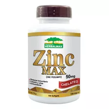 Zinc Max Zinc Quelado 50 Mg 100 Softgels - Oferta