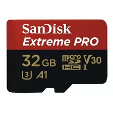 Tarjeta De Memoria Sandisk Sdsqxcg-032g-gn6ma Extreme Pro Con Adaptador Sd 32gb