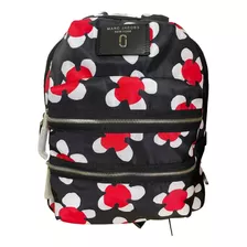 Marc Jacobs Mochila Mediana De Nylon Estampado 100% Original