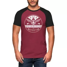 Camisetas Raglan Harry Potter Quadribol Quidditch Hogwarts