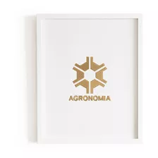 Quadro A4 Bordado Agronomia