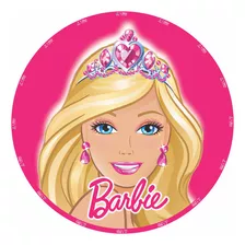 Painel Redondo Barbie Sublimado 1,50m X 1,50m