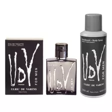 Kit Perfume Udv For Men 100ml + Desodorante Body Spray Udv For Men 200ml