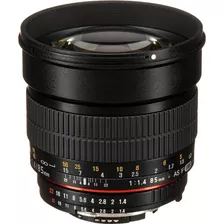 Lente Rokinon 85mm T1.4 Nikon - Pronta Entrega