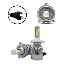 Kit Lampada H4 Cooler Led 8200 Lm 6500k C6 72w Xenon 9-36v