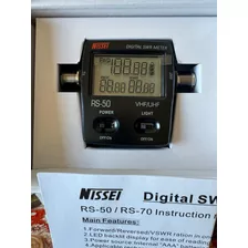 Wattímetro E Medidor De Roe Digital Nissei Rs50