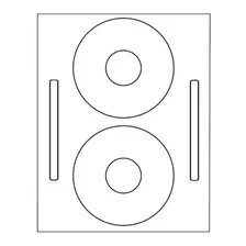 Venta De Etiqueta Adhesivas Para Cd, Mxcdr-005, 100 Hojas E