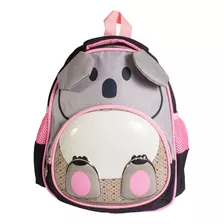 Mochila Infantil Animais P/ Creche, Escola, Zíper Reforçado