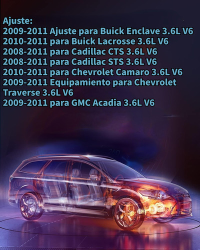 Inyector De Combustible Buick Enclave 3.6 Mod 09-11 Original Foto 3