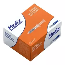 Seringa Descartável Sem Agulha Luer Slip 1ml - Medix Capacidade Em Volume 1 Ml