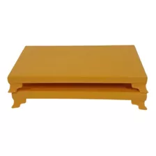 Bandeja Mdf Provençal Pé De Resina (2 Pç) Decoração Geral