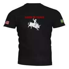 Camiseta Rodeio Em Touros Brasil Usa Ref 1110