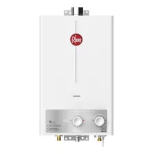 Calentador De Agua 12lt Gas Natural Tiro Forzado Rheem Color Blanco Tipo De Gas Gn 120v