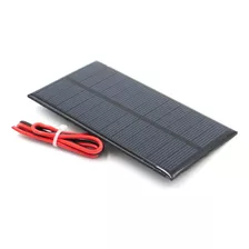Painel Placa Célula Solar 6v 1w 200ma 110x60mm Mini