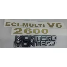 Emblemas Para Mitsubishi Montero 2600 Laterales. 