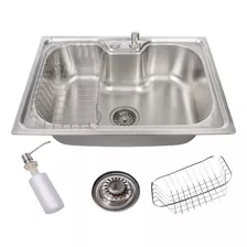 Cuba Gourmet Cozinha Aço Inox Com Acessórios 60x42cm Cor Prateado