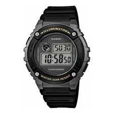 Reloj Casio Hombre Original W-216h-1b 50m Local Micro Centro