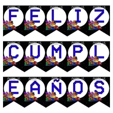 Banderín Feliz Cumpleaños De Among Us