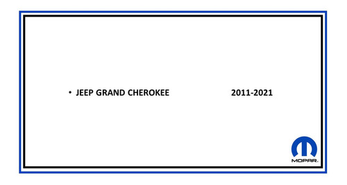 Estribos Laterales Tubulares Grand Cherokee 2011-2021 Mopar Foto 2
