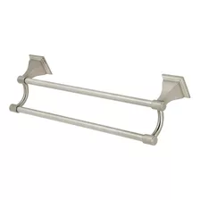 Toallero De Baño Doble Kingston Brass 29 Pul Níquel Cepillad