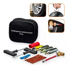 Kit Viagem De Moto Reparo Furo Conserto Pneu S/ Câmara Co2