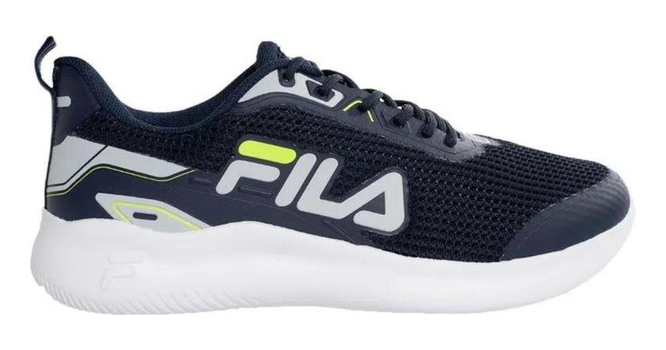 Fila Zapatillas - Gear Marino-plata-lima