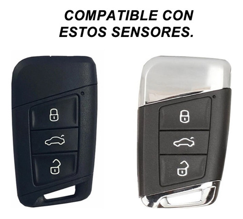 Funda De Llave Inteligente Volkswagen,taos,gli,jetta Tiguan Foto 6