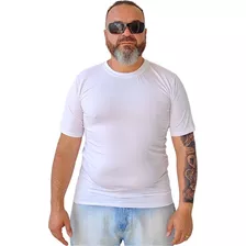 Camiseta Blusa Plus Size Masculino Uv Proteção Solar Térmica