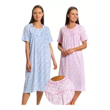 Pijama Mujer Señora Verano.bata Camisa Dormir 