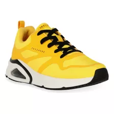 Tenis Casual Caballero Skecher Amarillo 652-84