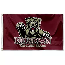 Pancarta Grande Palabra De Kutztown Bears, Bandera Ojal...