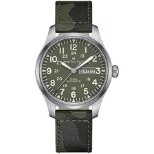 Hamilton Khaki Field Automatic Green Dial Men's Watch