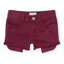 Short Jean Importado Nena Con Roturas Talle 6 Y 10 Años