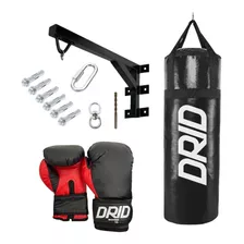 Boxeo Completo Soporte + Costal 110cm + Guantes + Bucal Full