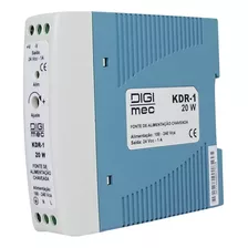 Fonte Chaveada 20w 1a. 100-240vca Saída 24vcc Kdr-1 Digimec