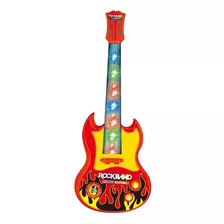 Guitarra Infantil Musical Rock Com Som E Luzes Barata