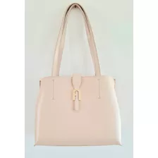 Cartera Furla Original 100% Cuero Nude Mediana