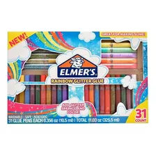 Elmers Kit Rainbow Glitter Glue X 31 Piezas 2023371 C