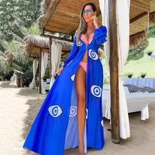 Vestido De Playa Ojos