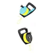 2 Uds., Carrete De Buceo Multiusos, Mango De Azul Negro