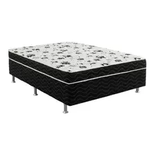 Cama Box Ortobom Union Ortopedico Solteiro De 188cmx108cm Preto