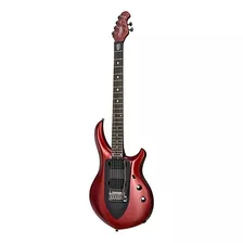 Guitarra Eléctrica Sterling Majesty Maj100 De Caoba 2018 Ice Crimson Red Con Diapasón De Palo De Rosa