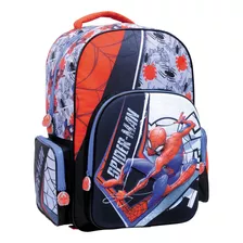 Mochila Mochila Espalda Wabro Spiderman Gray 38222 Color Multicolor Diseño Estampado