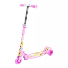 Patinete Infantil Princesa New Top Radical 3 Rodas - Dmtoys