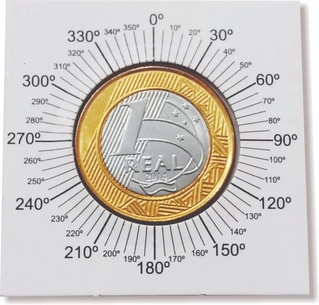 Coin Holder Autocolante Com Medidor Angular Com 10 Unid.