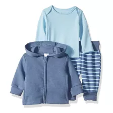 Hanes Ultimate Baby Flexy Jogger Con Manga Larga Y Sudadera.