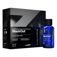 Cquartz Blackout Coating De Neumáticos Y Gomas 50ml Carpro