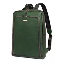 Cluci Mochila De Cuero Genuino Para Laptop Para Mujer, Bolsa