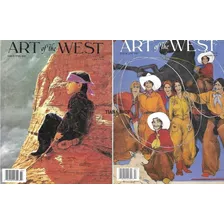 Lote 5 Revistas Art Of The West En Ingles_precio Por Las 5