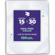 Embalagem / Sacos A Vácuo 15x30 - 100 Und